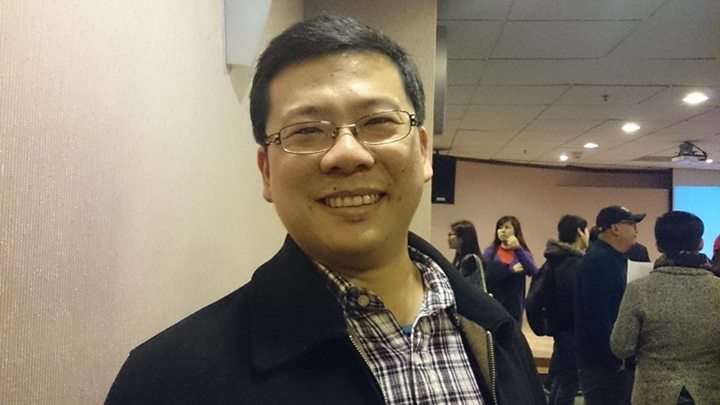 Yu-Bo Lian, the marketing director of Top1Health (photo credit: Gene Hong)
