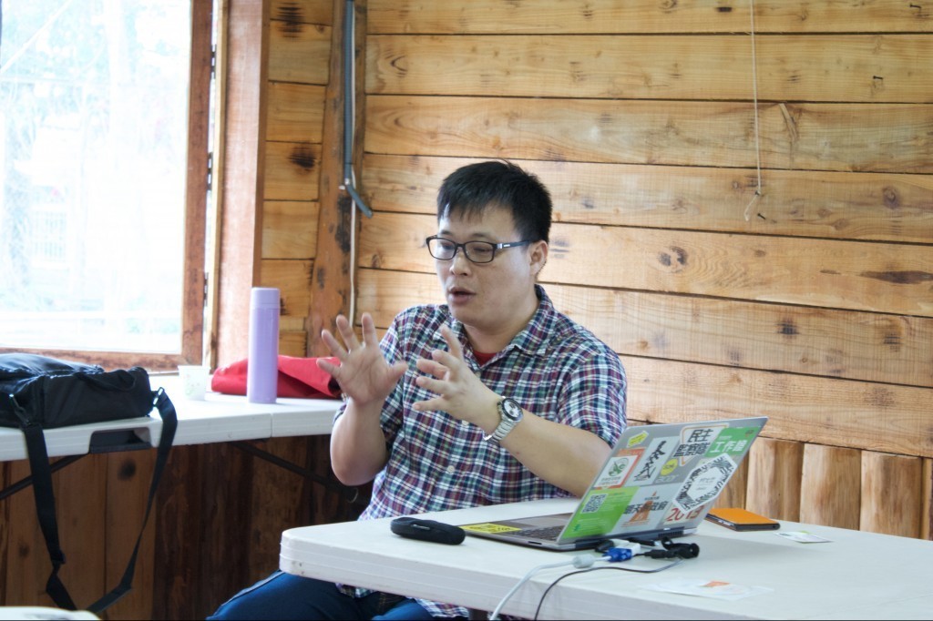 655 農創基地的創辦人林仲哲分享自己的網路行銷經驗