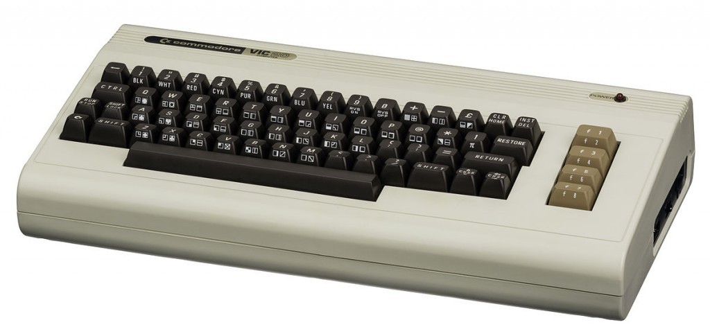 Commodore VIC 20 個人電腦。圖片來源：Wikipedia