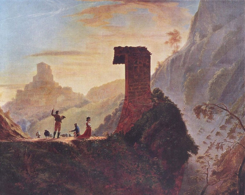 摩斯的一幅著名畫作「The Chapel of the Virgin at Subiaco」。圖片來源：Wikipedia