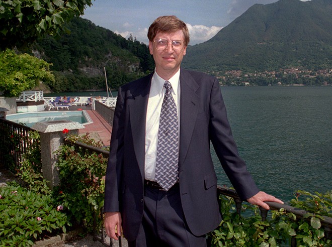 1995 年的比爾蓋茲。 圖片來源：Wired.com