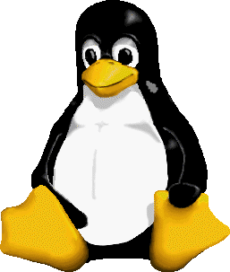 Linux 官方版本的 Tux 。 圖片來源：Wikipedia