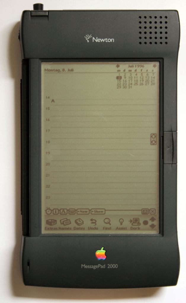 Newton MessagePad 2000。圖片來源：Wikipedia