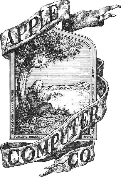 圖片來源：Wikipedia。Newton 計畫名稱的靈感是來自於蘋果公司的原始商標
