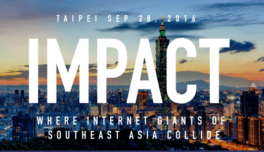 東南亞數位經濟高峰論壇 IMPACT 2016  9月28日盛大登場