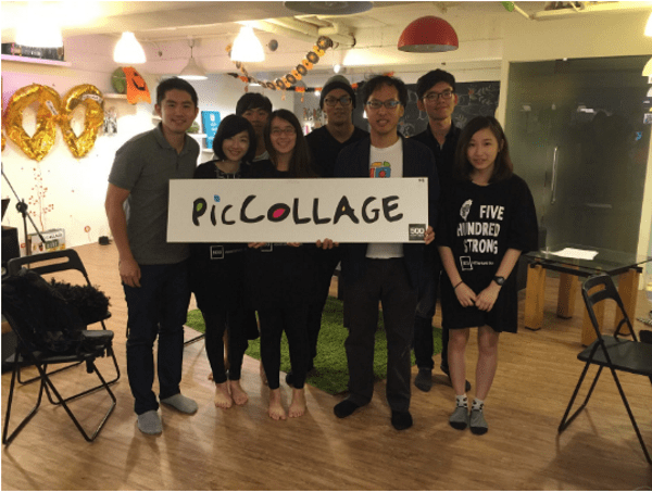 PicCollage 拼貼趣創辦人 John 對學生投資人做募資訓練。圖片來源：500 Startups 