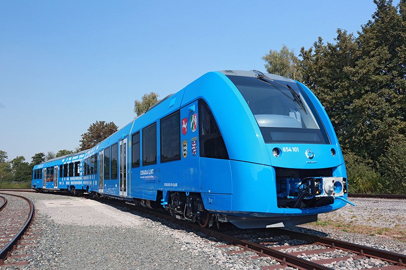iLint 氫能火車。圖片來源：Alstom