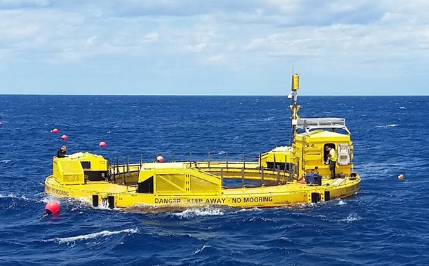  Lifesaver 海浪發電機。圖片來源：Sea Engineering, Inc