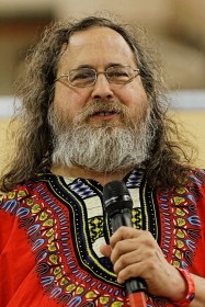 Richard Stallman，2014。 圖片來源： Wikipedia