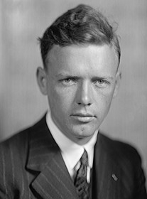 Charles Lindbergh。 圖片來源：Wikipedia